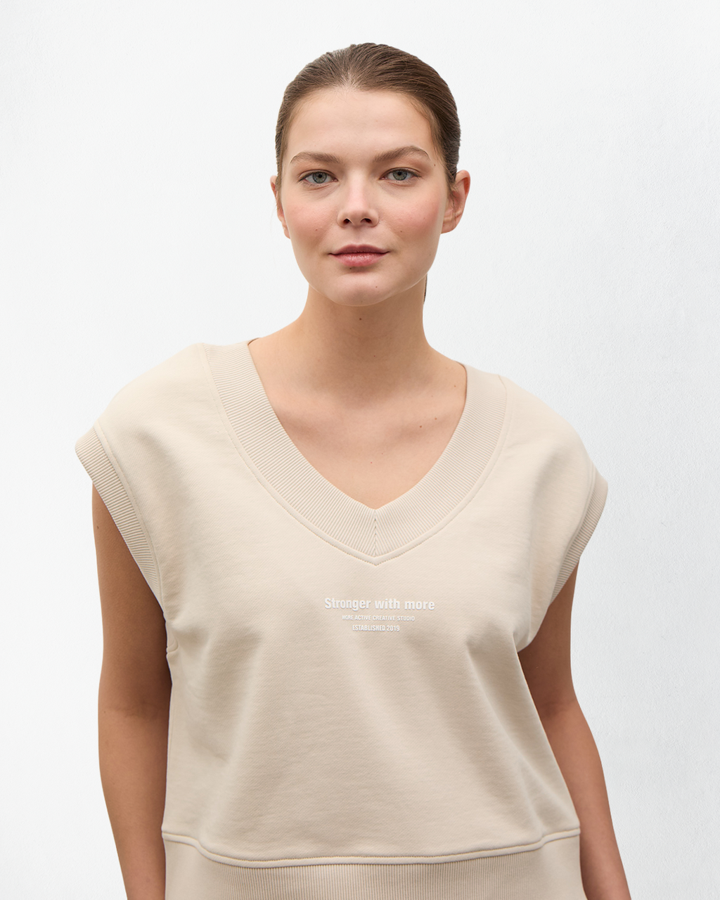 Bath V Yaka 3 İplik Şardonsuz Vest