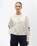 Hereford 3 İplik Şardonsuz Sweatshirt - Ecru