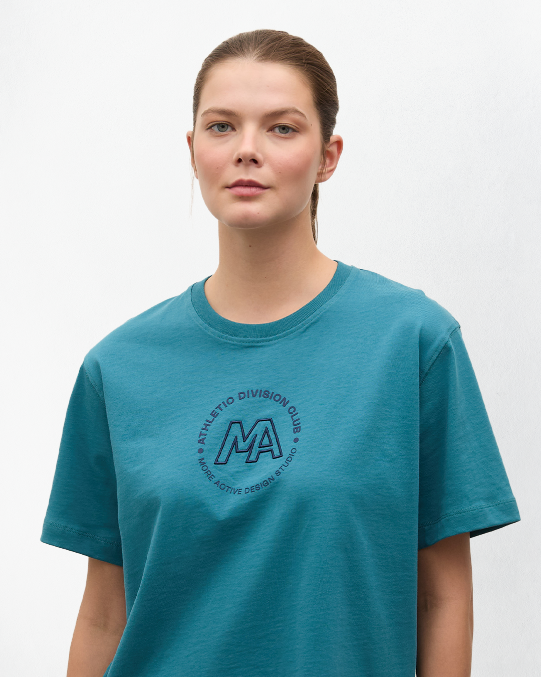 Grill Grafik Baskılı Heavy Jersey T-Shirt - Petrol Mavisi