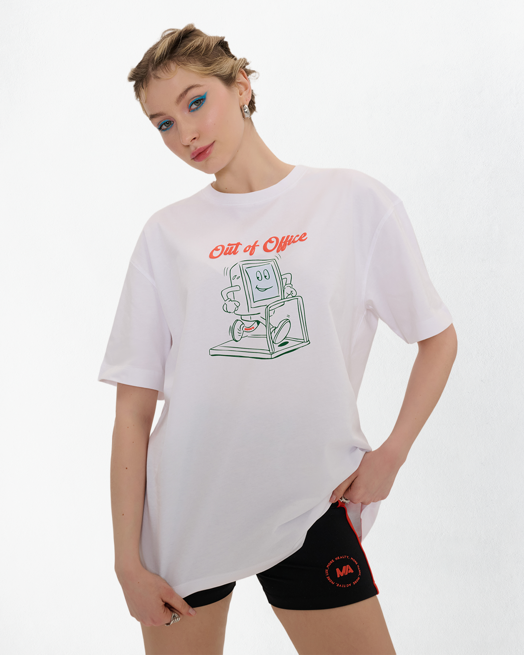 Bahama Grafik Desenli Oversize T-Shirt