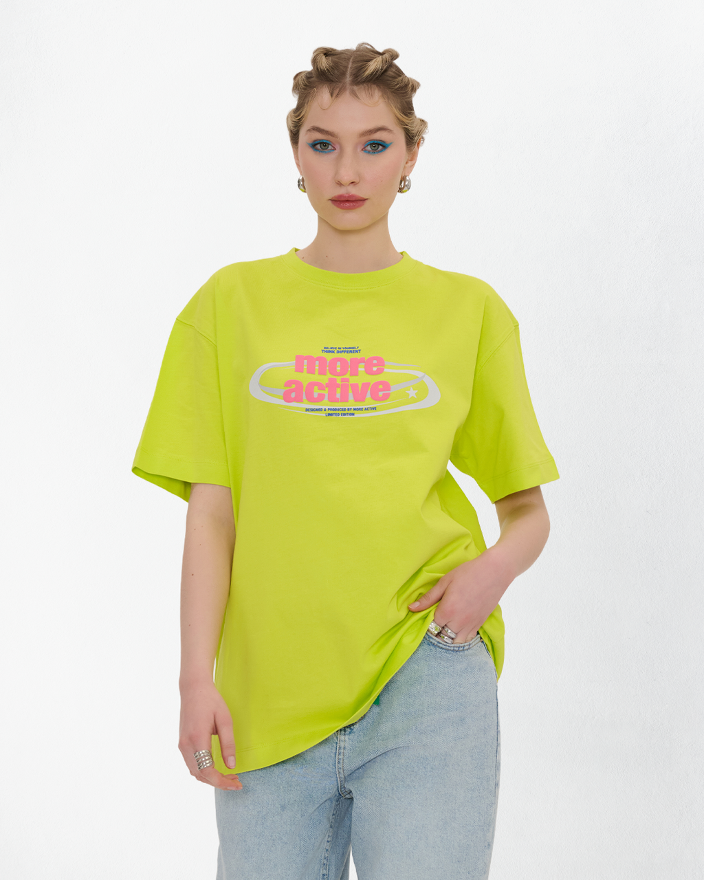 Jameson Oversize Grafik Baskılı T-Shirt