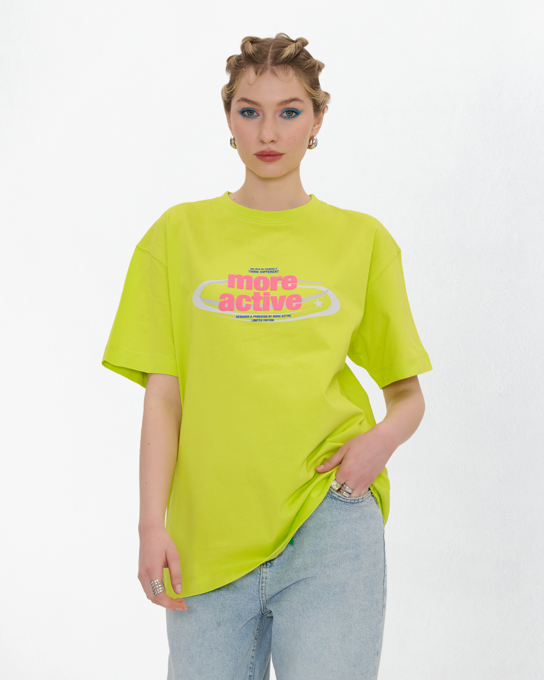 Jameson Oversize Grafik Baskılı T-Shirt