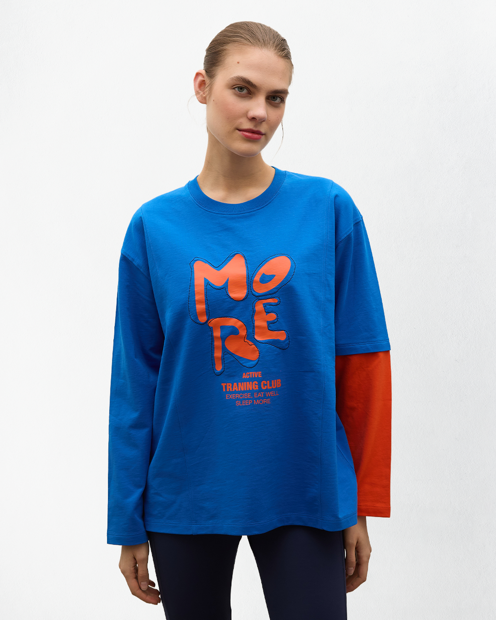 Leroy Oversize T-shirt - Mavi