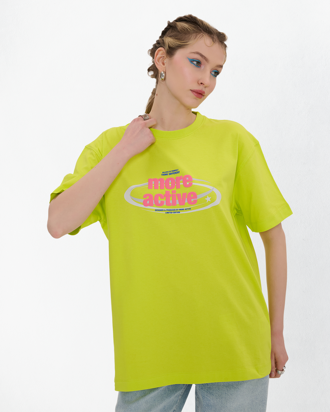 Jameson Oversize Grafik Baskılı T-Shirt