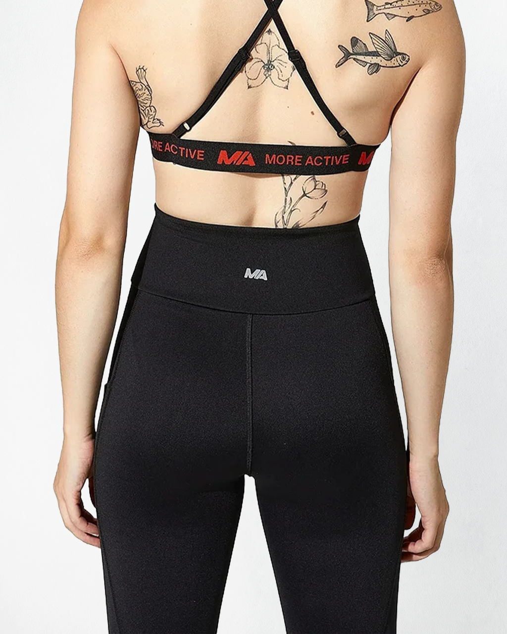 Lila Comfort Yüksek Bel Spor Tayt - Siyah