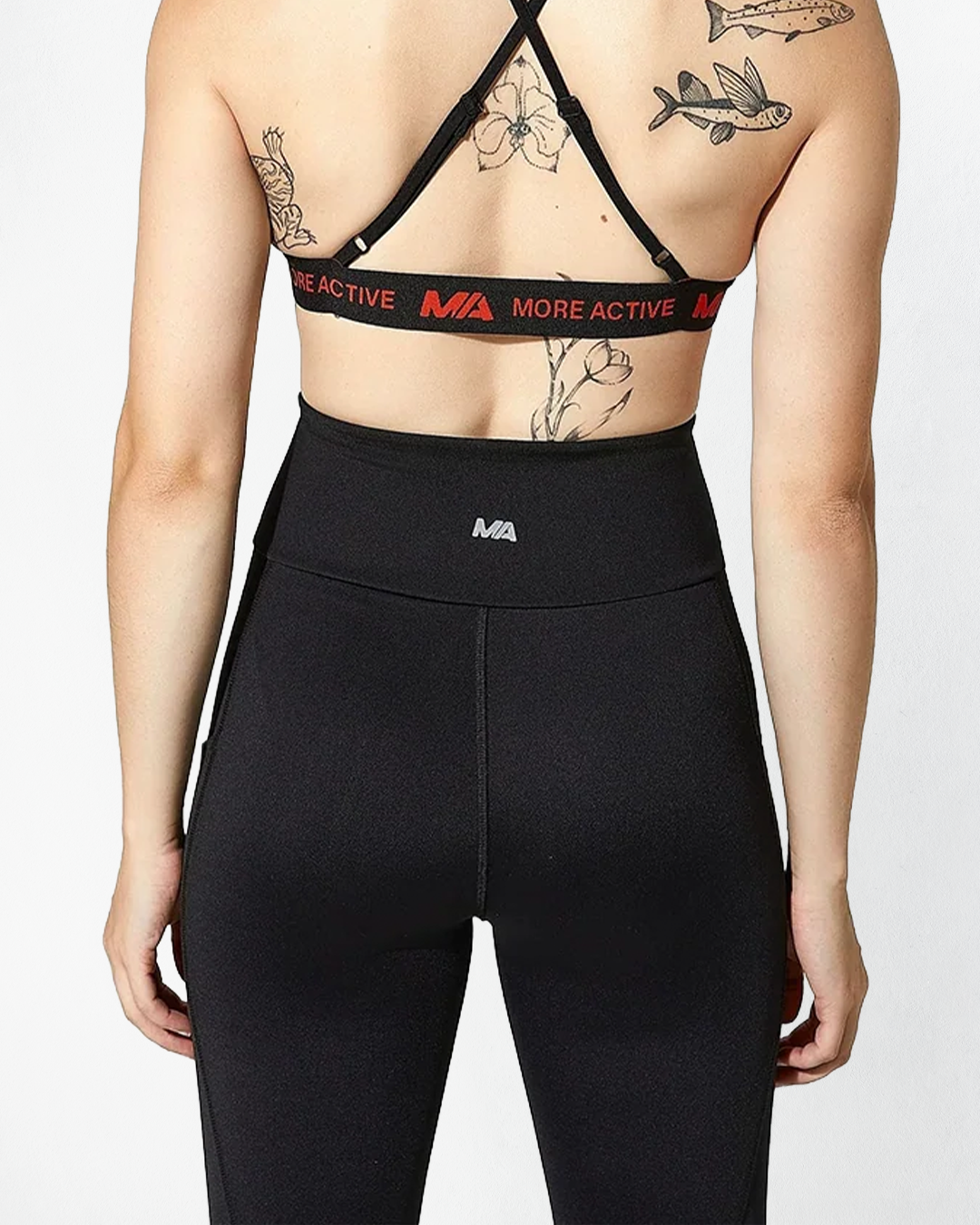 Lila Comfort Yüksek Bel Spor Tayt - Siyah