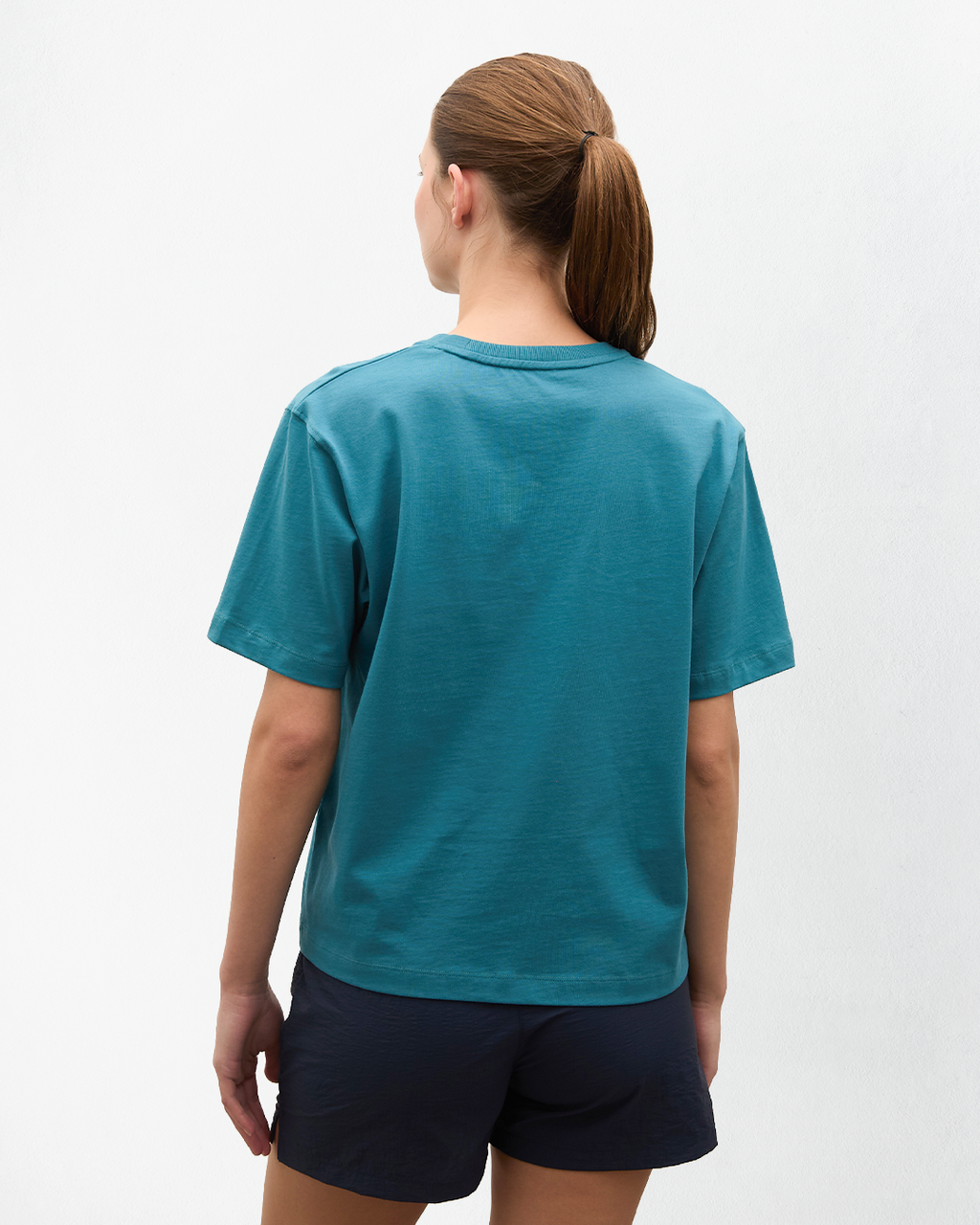Grill Grafik Baskılı Heavy Jersey T-Shirt - Petrol Mavisi