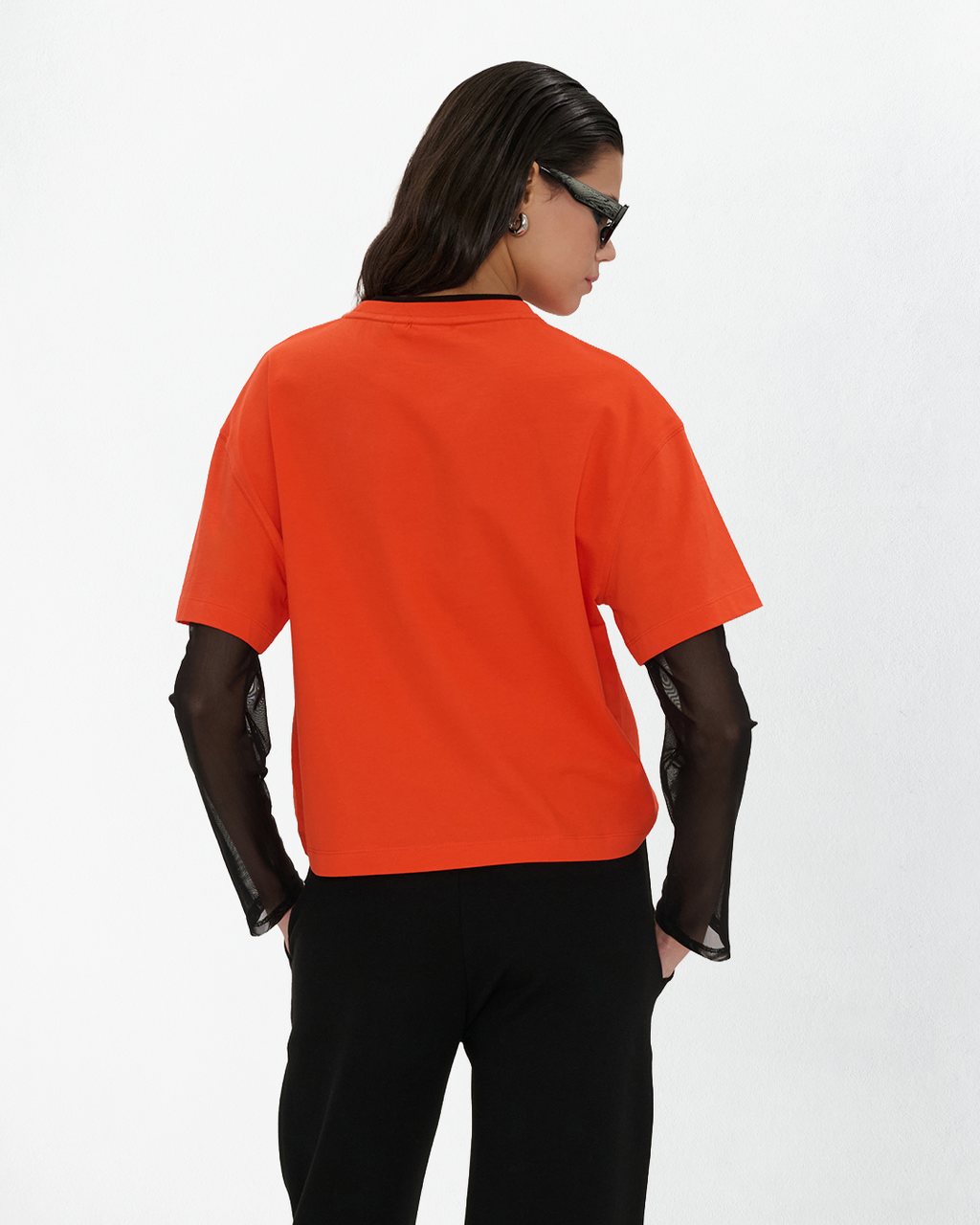 Mira Sport Oversize Uzun Kollu T-Shirt