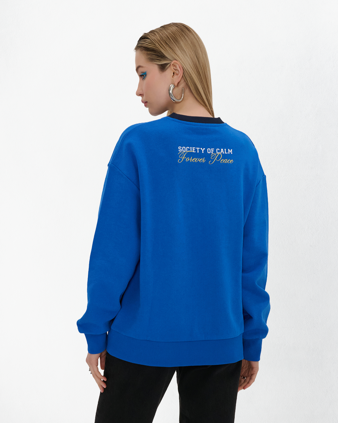 Hulk Renk Bloklu Sweatshirt