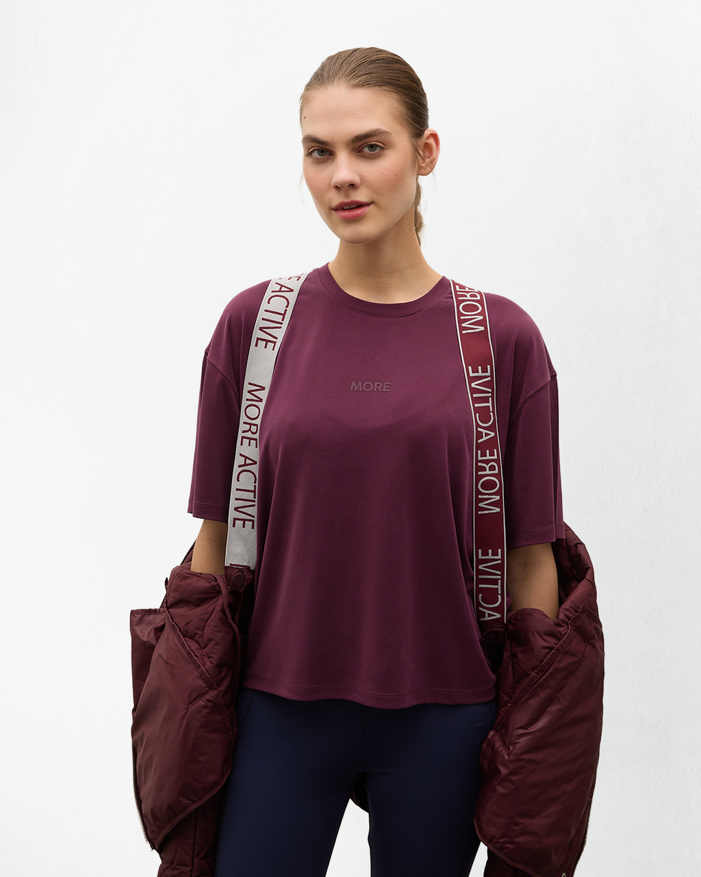 Fender Kapüşonlu Şişme Mont - Bordo