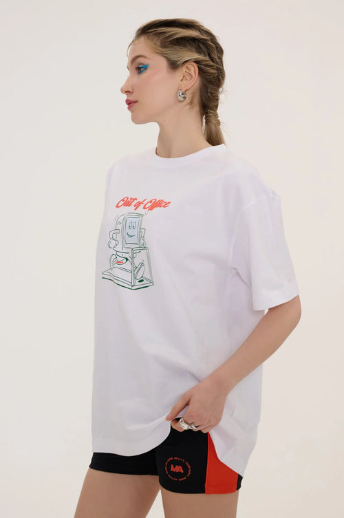 Bahama Grafik Desenli Oversize T-Shirt
