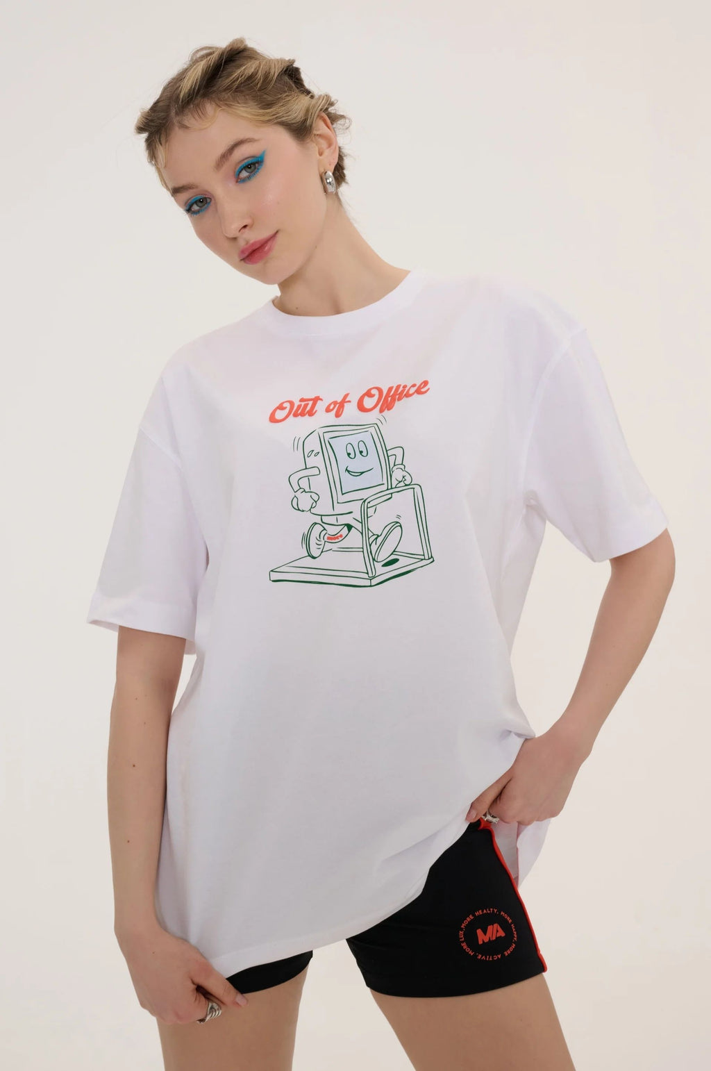 Bahama Grafik Desenli Oversize T-Shirt