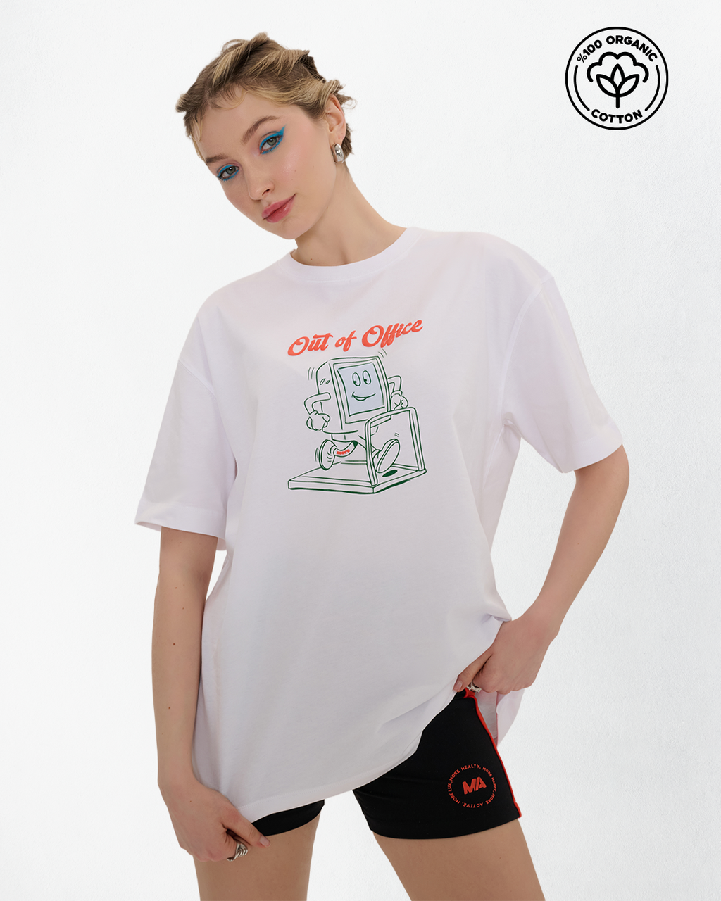 Bahama Grafik Desenli Oversize T-Shirt