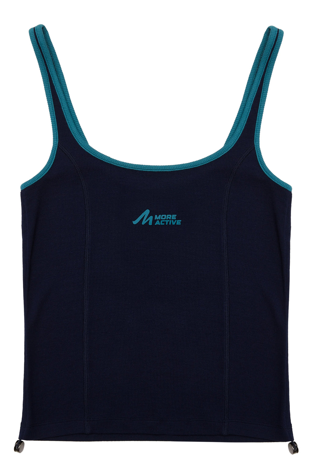 Brighton Yan Detaylı Fitilli Tank Top - Koyu Lacivert