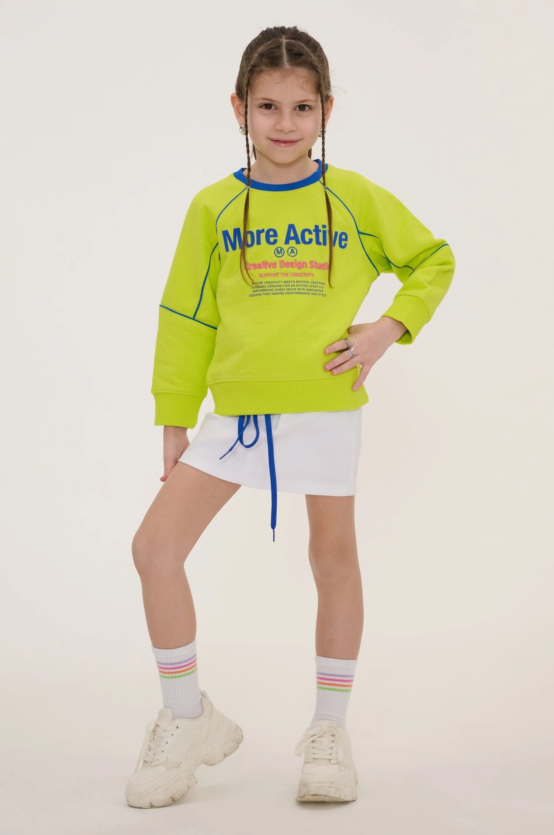 My Celine Grafik Baskılı Çocuk Sweatshirt