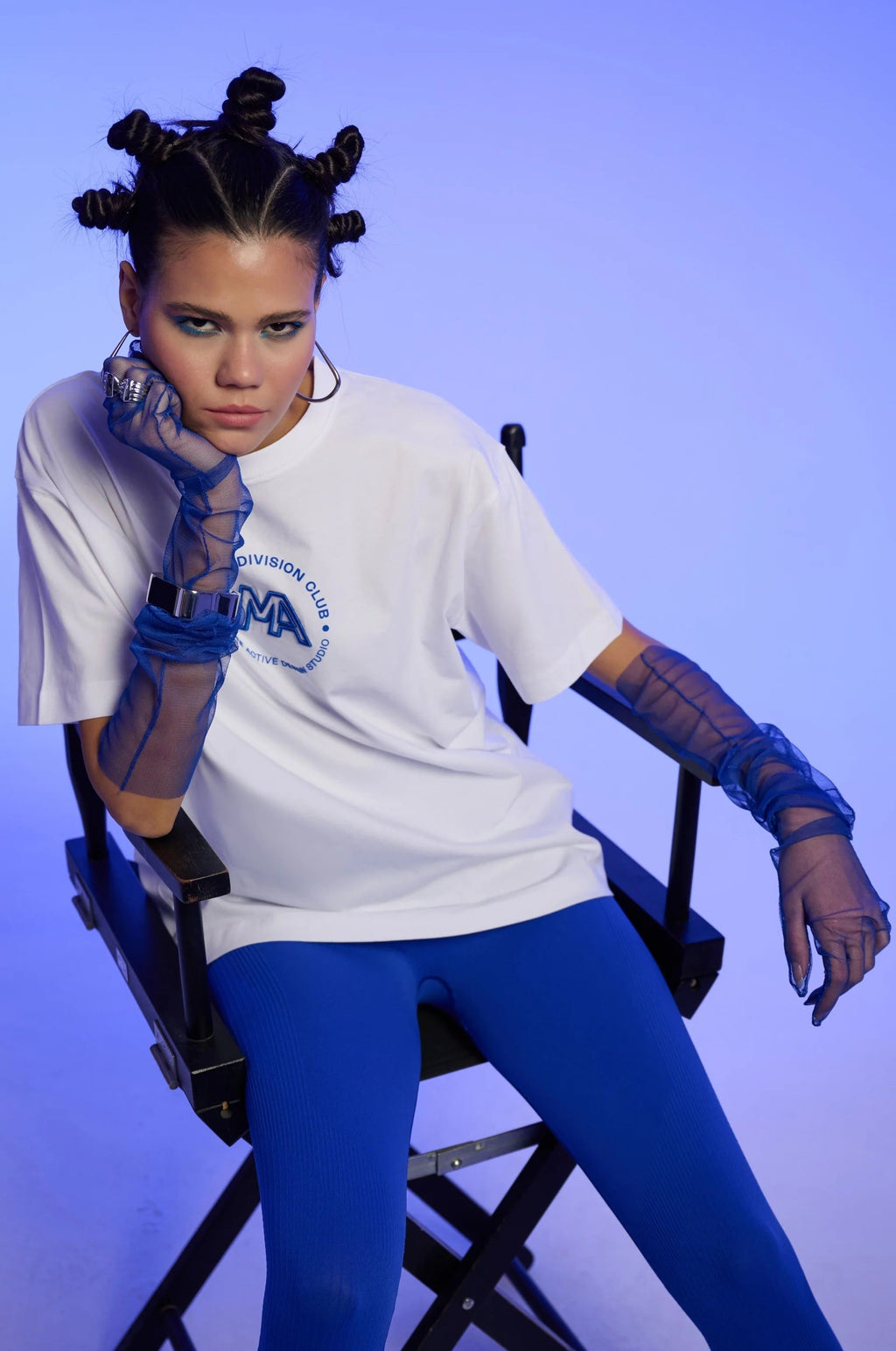 Grill Oversize Grafik Baskılı T-Shirt