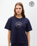 Grill Grafik Baskılı Heavy Jersey T-Shirt - Koyu Lacivert