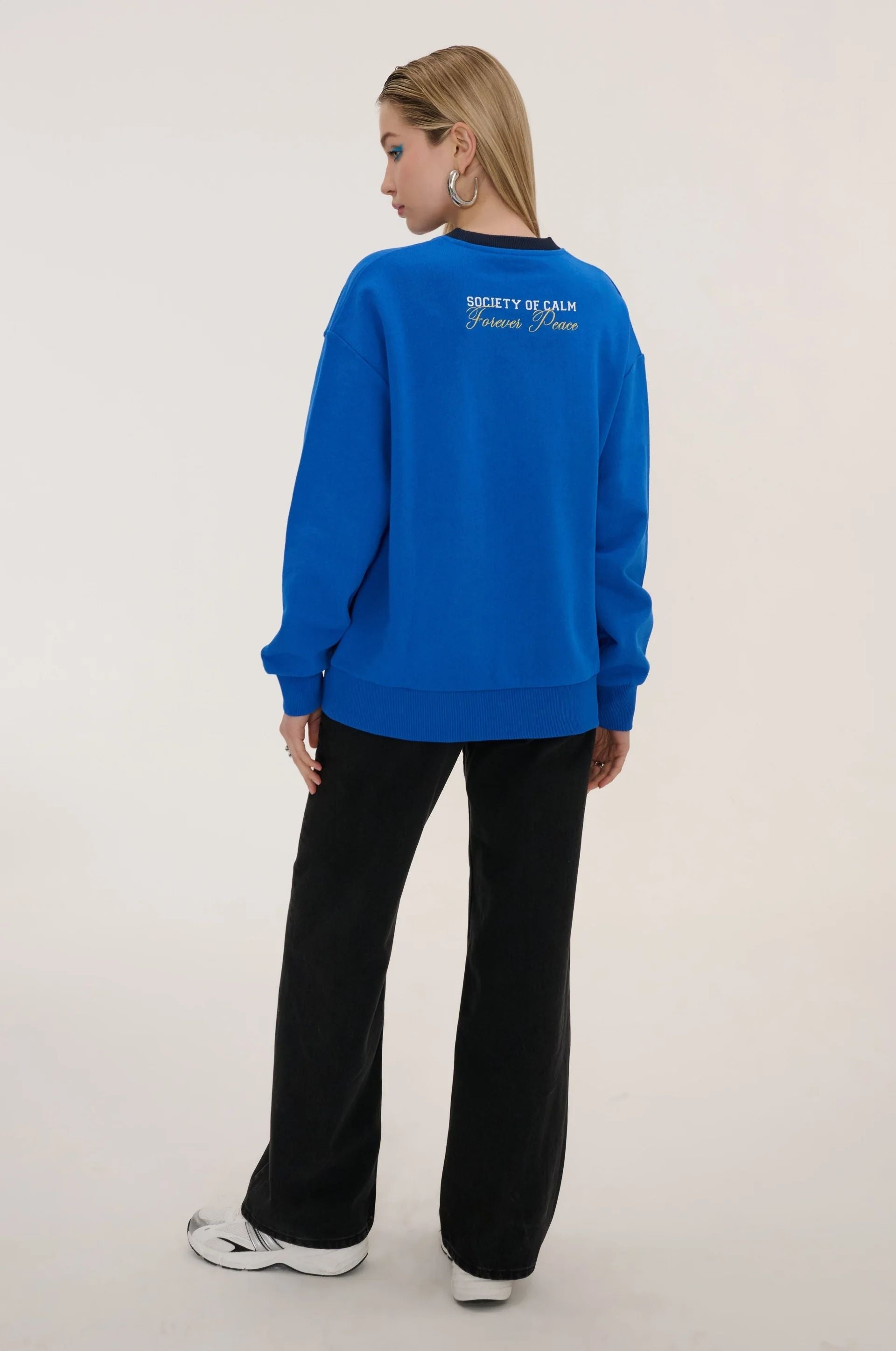 Hulk Renk Bloklu Sweatshirt