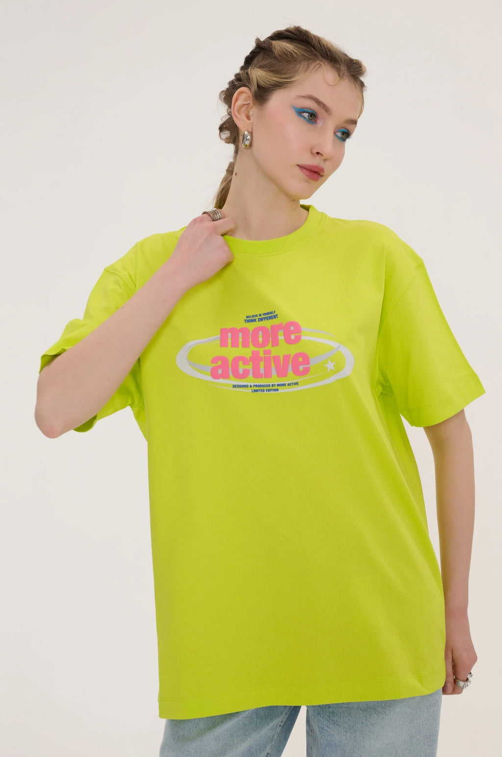 Jameson Oversize Grafik Baskılı T-Shirt