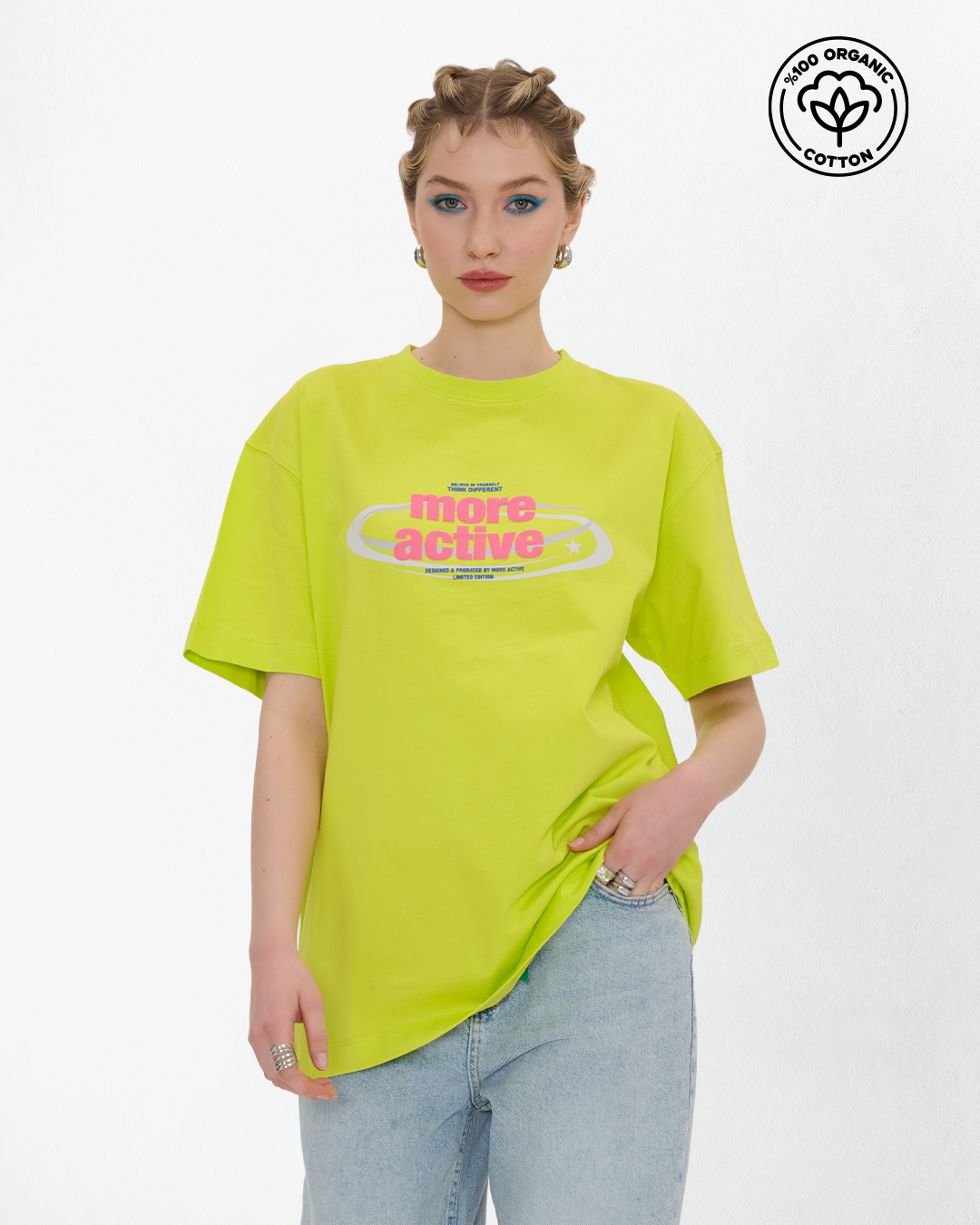 Jameson Oversize Grafik Baskılı T-Shirt