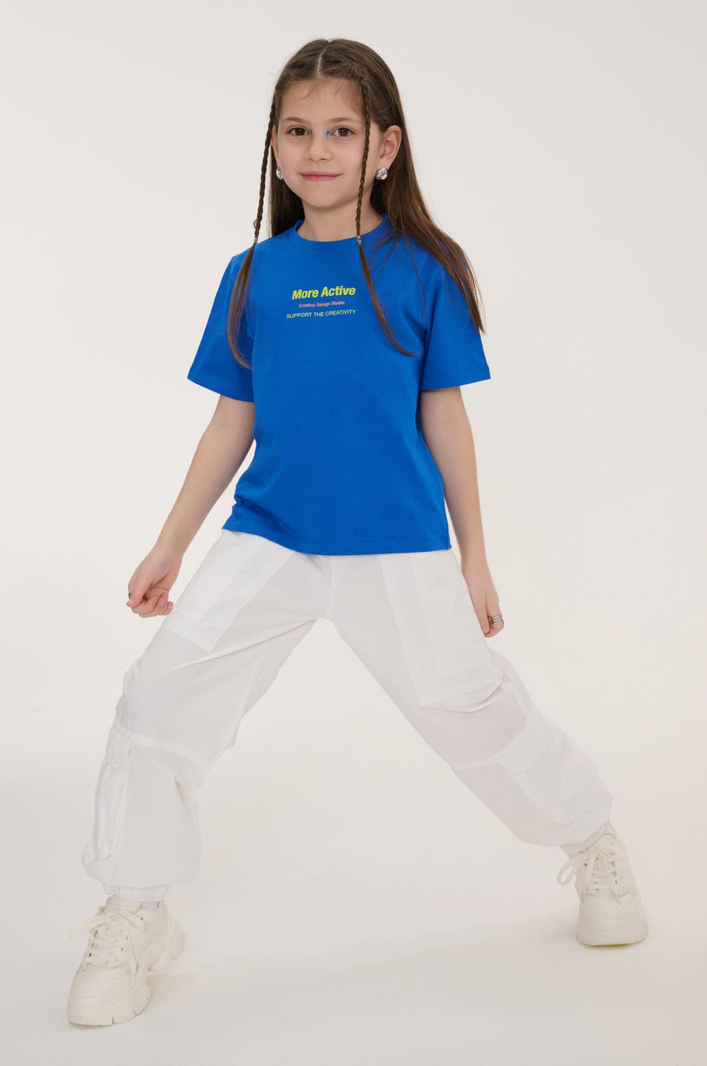My Label Grafik Baskılı Çocuk T-Shirt - Mavi