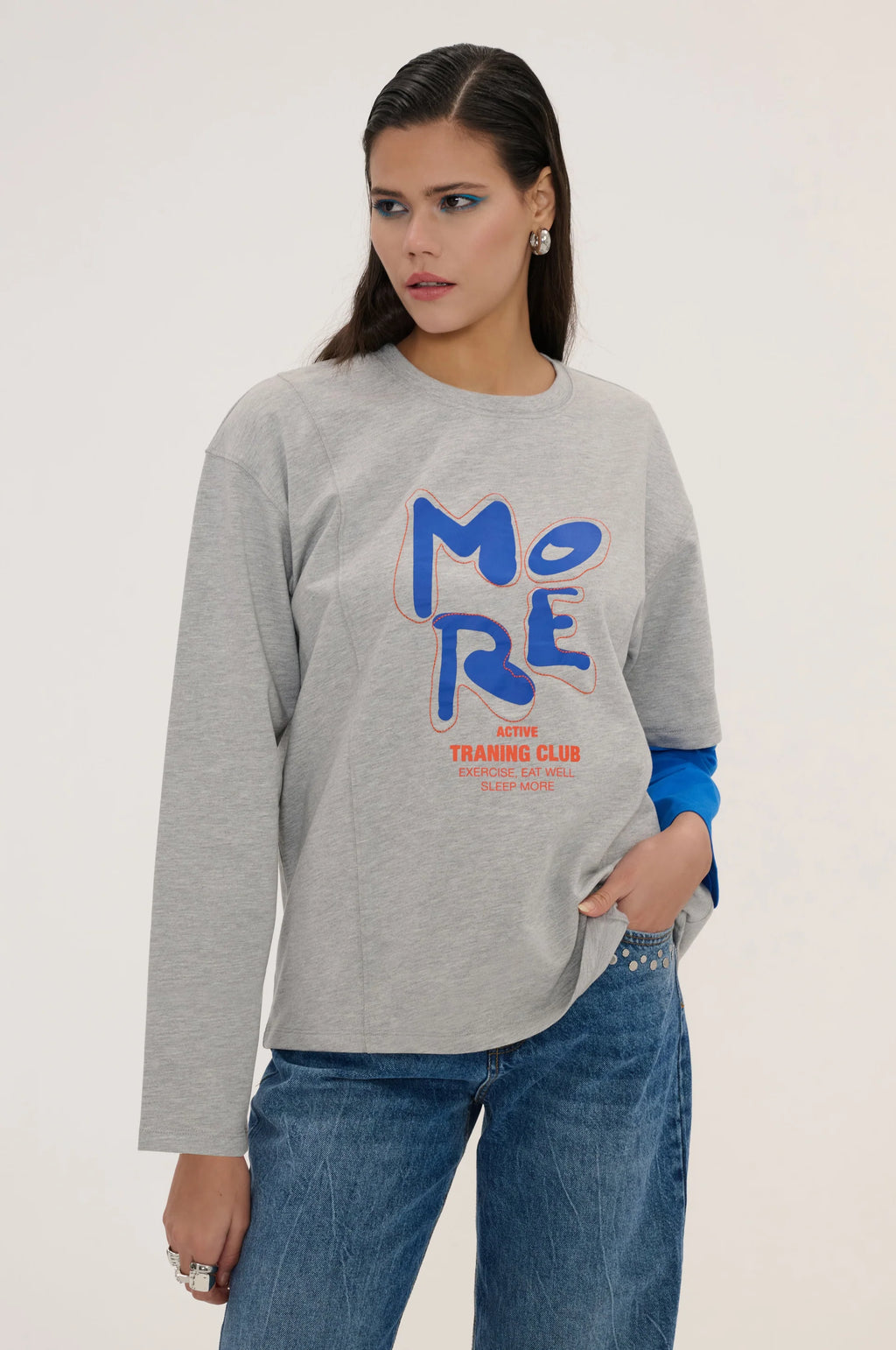 Leroy Oversize T-shirt - Gri
