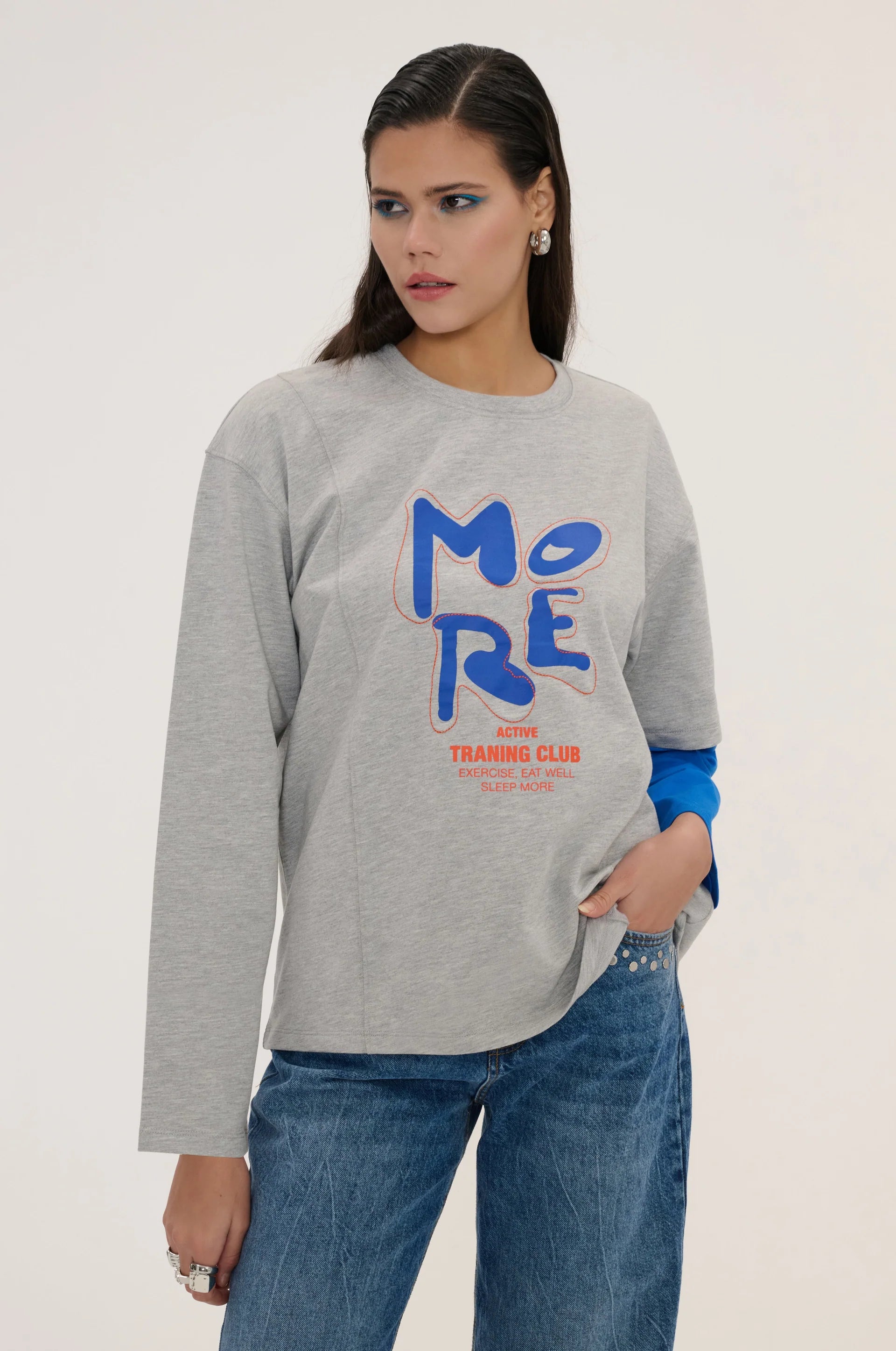 Leroy Oversize T-shirt - Gri