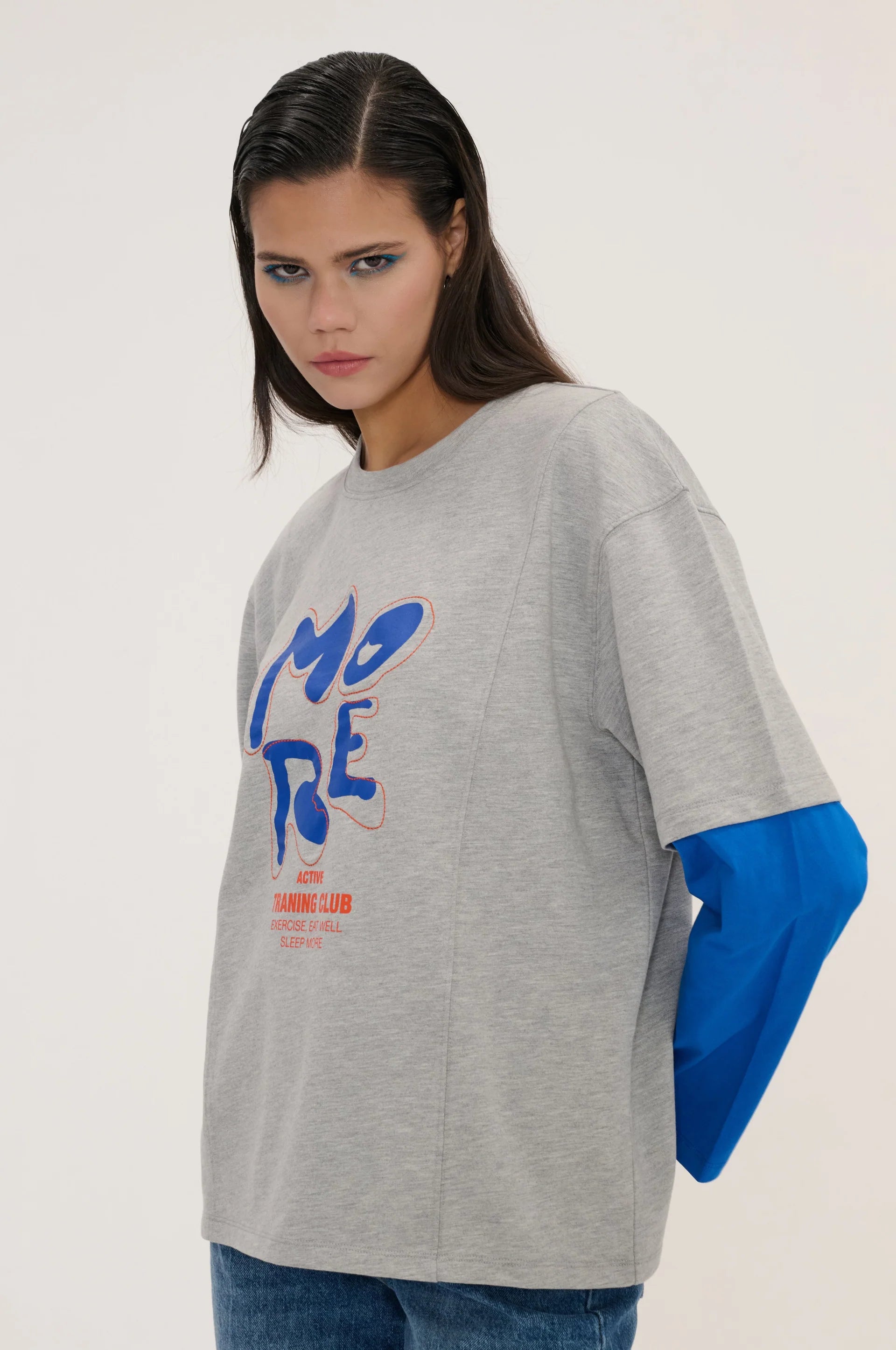 Leroy Oversize T-shirt - Gri