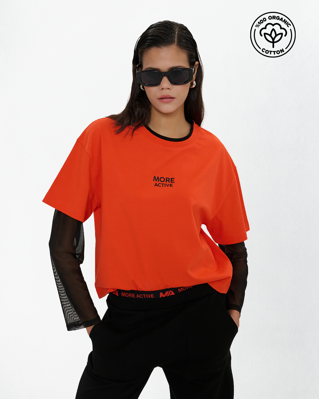 Mira Sport Oversize Uzun Kollu T-Shirt