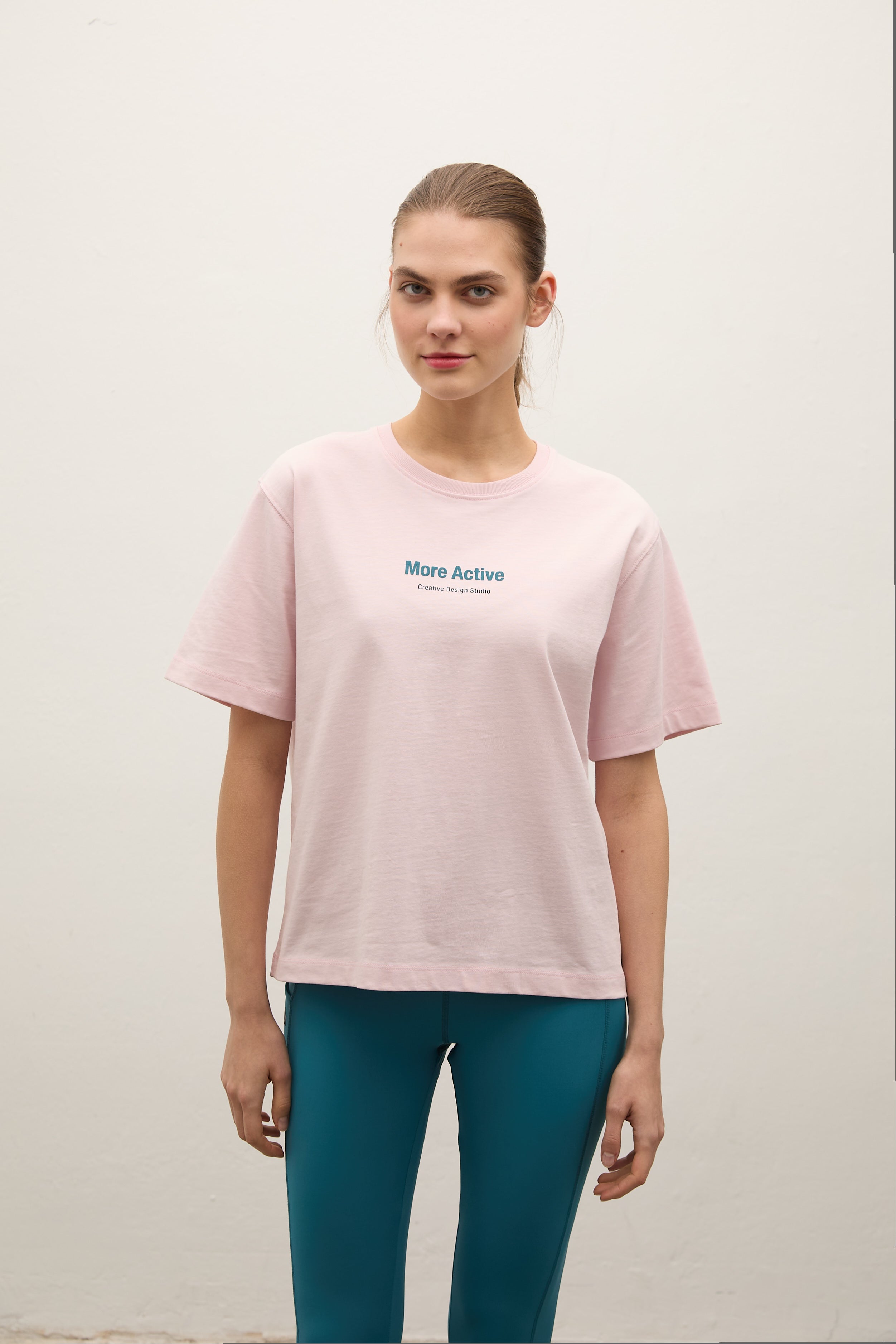 Label Heavy Jersey Grafik T-Shirt