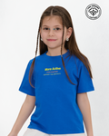 My Label Grafik Baskılı Çocuk T-Shirt - Mavi